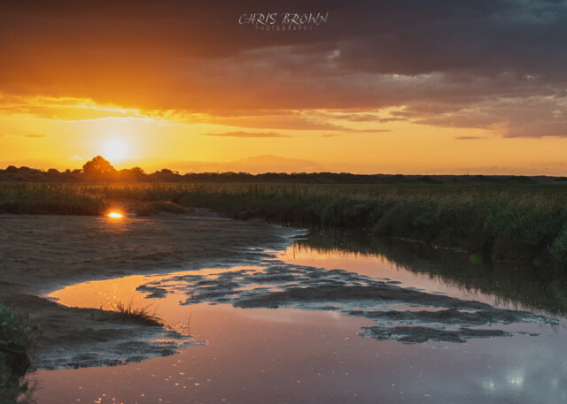 Saltfleet Sunset, Lincolnshire