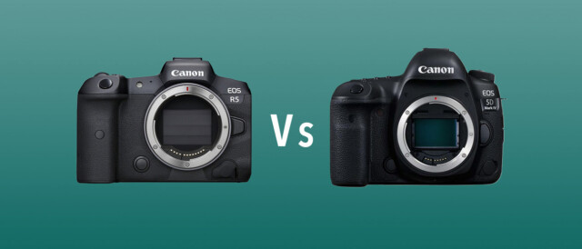 Mirrorless vs DSLR camera comparison